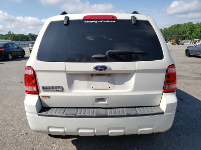 1FMCU0D70CKC35771 - 2012 FORD ESCAPE XLT WHITE photo 6