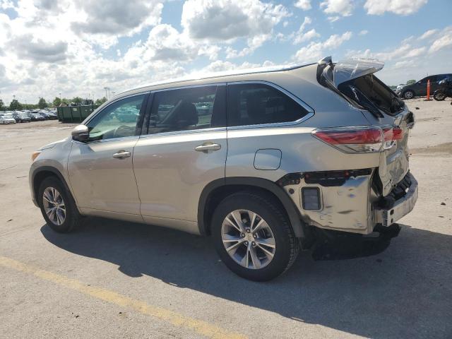 5TDJKRFH5FS138896 - 2015 TOYOTA HIGHLANDER XLE BEIGE photo 2