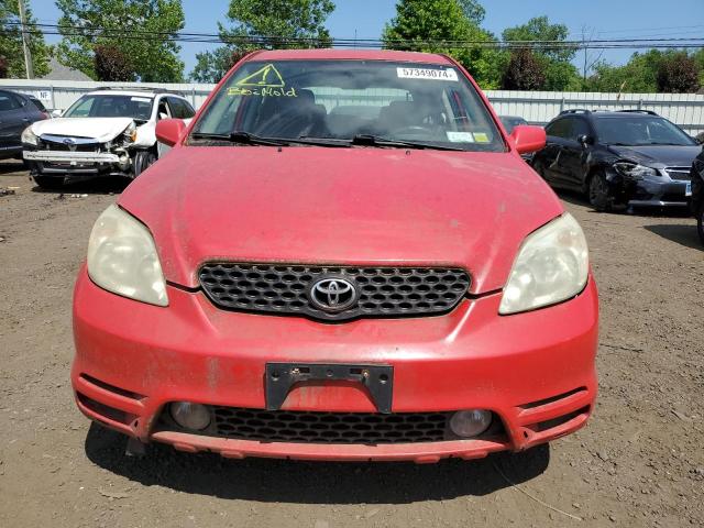 2T1KR38E44C305884 - 2004 TOYOTA COROLLA MA XR RED photo 5