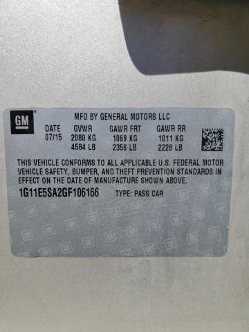 1G11E5SA2GF106166 - 2016 CHEVROLET MALIBU LIM LTZ GOLD photo 13