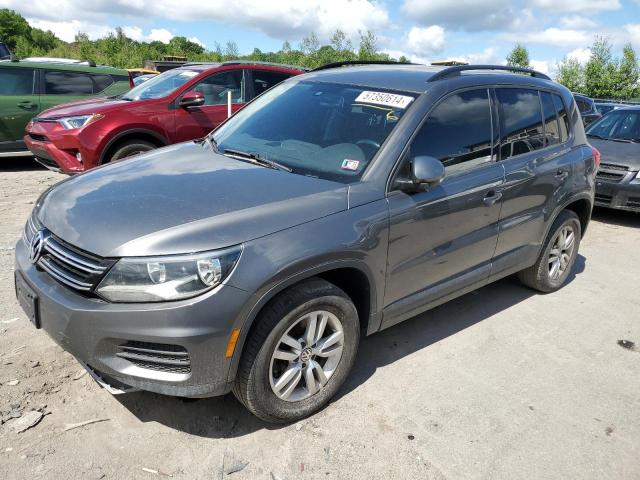 WVGBV7AX1GW595930 - 2016 VOLKSWAGEN TIGUAN S GRAY photo 1