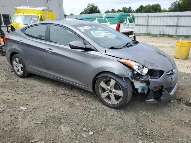 5NPDH4AE8DH323751 - 2013 HYUNDAI ELANTRA GLS GRAY photo 4