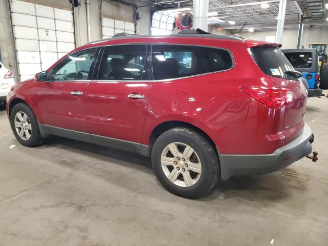 1GNKVJED4CJ342245 - 2012 CHEVROLET TRAVERSE LT BURGUNDY photo 2