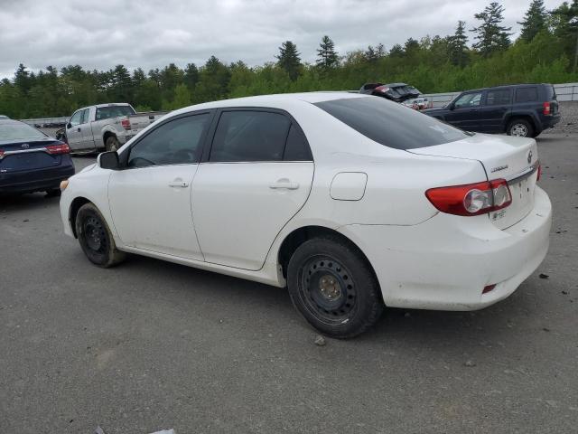 5YFBU4EE1DP205511 - 2013 TOYOTA COROLLA BASE Սպիտակ լուսանկար 2