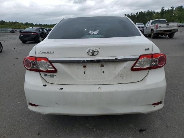 5YFBU4EE1DP205511 - 2013 TOYOTA COROLLA BASE Սպիտակ լուսանկար 6