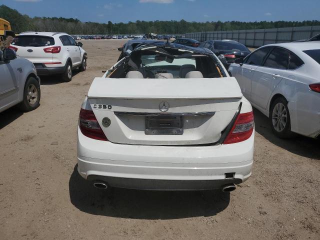 WDDGF56X79R053131 - 2009 MERCEDES-BENZ C 350 WHITE photo 6