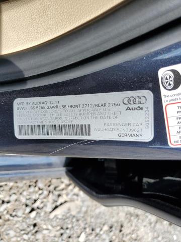 WAUHGAFC5CN099621 - 2012 AUDI A6 PRESTIGE Mavi foto 12