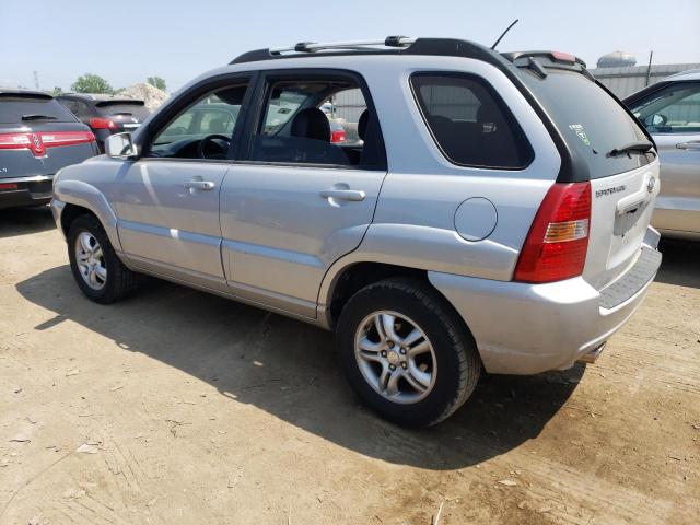 KNDJF723787484870 - 2008 KIA SPORTAGE EX SILVER photo 2