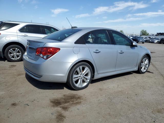 1G1PG5SB0F7285815 - 2015 CHEVROLET CRUZE LTZ SILVER photo 3