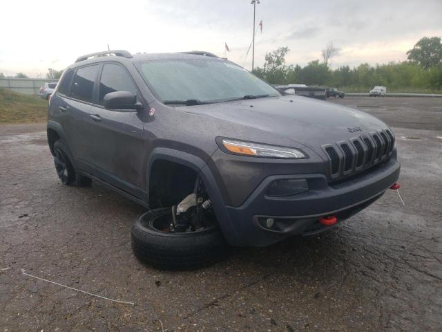 1C4PJMBS4HW655000 - 2017 JEEP CHEROKEE TRAILHAWK GRAY photo 1