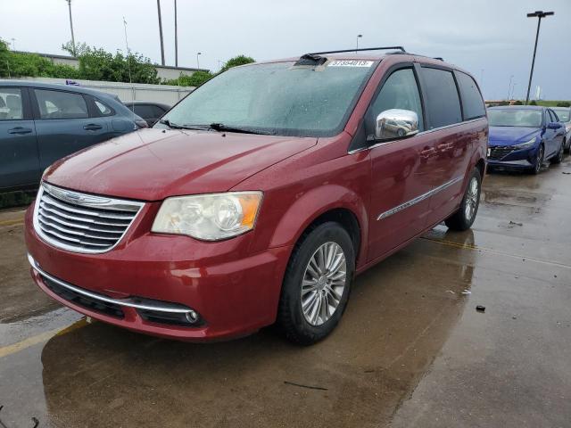 2C4RC1CG4DR664293 - 2013 CHRYSLER TOWN & COU TOURING L BURGUNDY photo 1