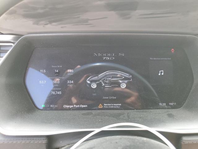 5YJSA1E23HF209803 - 2017 TESLA MODEL S 黑色 照片 9