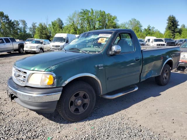 1FTRF17L5XNB90029 - 1999 FORD F150 GREEN photo 1