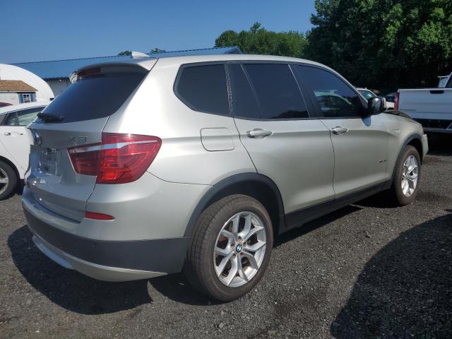 5UXWX7C5XCL736628 - 2012 BMW X3 XDRIVE35I SILVER photo 3