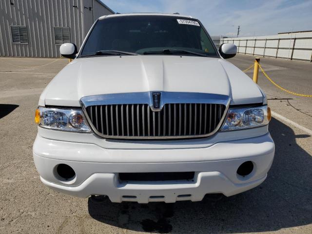 5LMFU28R01LJ13985 - 2001 LINCOLN NAVIGATOR WHITE photo 5