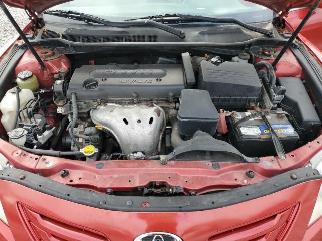 4T1BE46K98U240612 - 2008 TOYOTA CAMRY CE RED photo 11