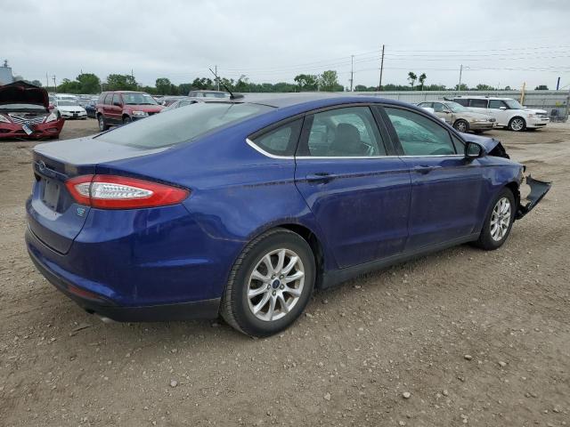 1FA6P0G75G5122350 - 2016 FORD FUSION S BLUE photo 3