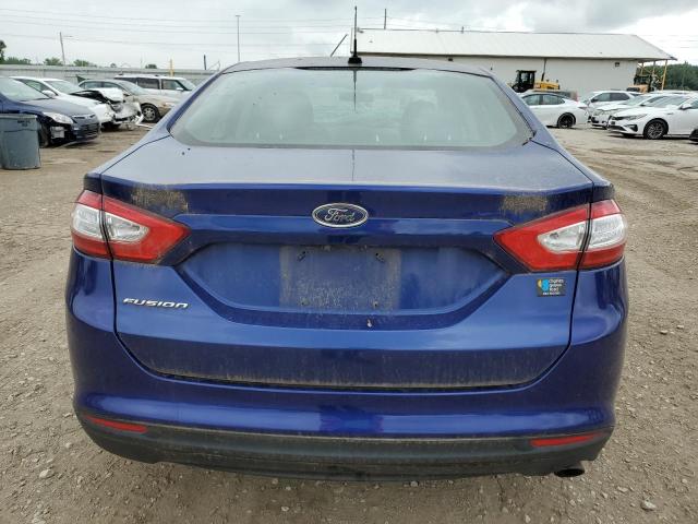 1FA6P0G75G5122350 - 2016 FORD FUSION S BLUE photo 6