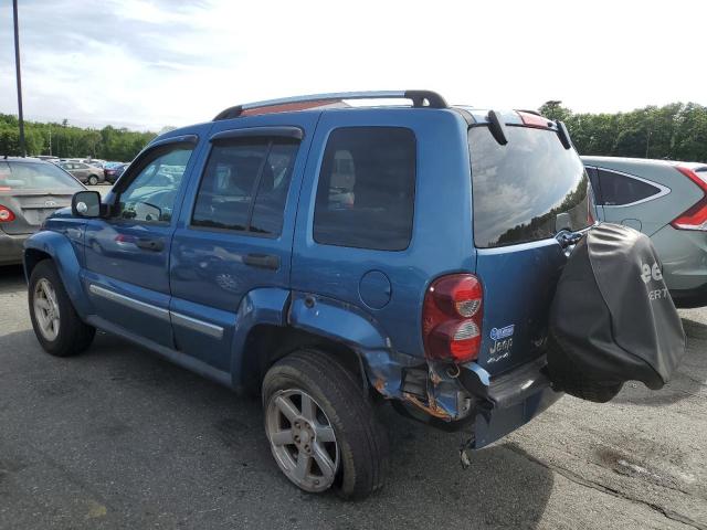 1J4GL58K16W208073 - 2006 JEEP LIBERTY LIMITED BLUE photo 2