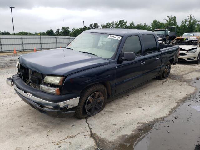 2GCEC13V771176004 - 2007 CHEVROLET SILVERADO C1500 CLASSIC CREW CAB BLUE photo 1