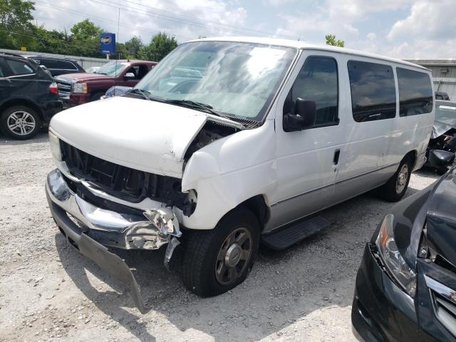 1FMRE11L06HA27468 - 2006 FORD ECONOLINE E150 WAGON WHITE photo 1