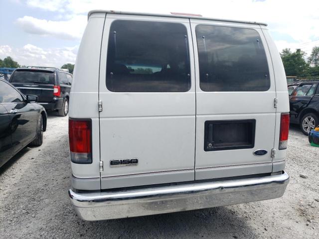 1FMRE11L06HA27468 - 2006 FORD ECONOLINE E150 WAGON WHITE photo 6