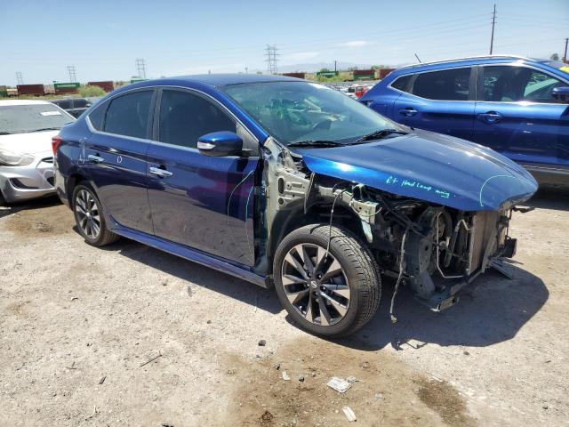 3N1AB7AP7HY205631 - 2017 NISSAN SENTRA S BLUE photo 4