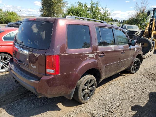 5FNYF38589B019204 - 2009 HONDA PILOT EXL MAROON photo 3