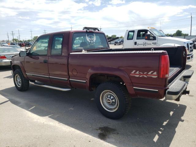 1GTGK29R8VE545802 - 1997 GMC SIERRA K2500 BURGUNDY photo 2