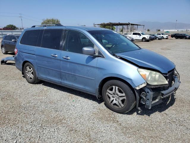 5FNRL38465B086530 - 2005 HONDA ODYSSEY EX BLUE photo 4