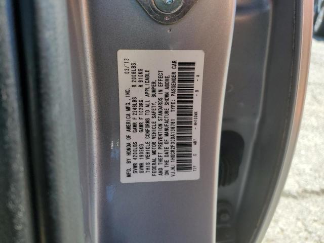 1HGCR2F30DA136761 - 2013 HONDA ACCORD LX SILVER photo 12