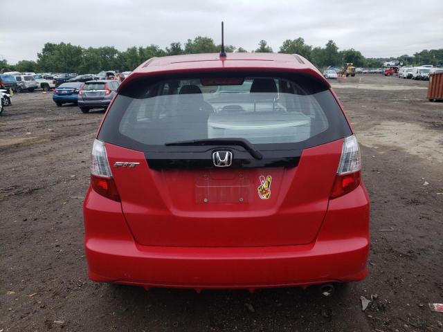 JHMGE8H58DC026508 - 2013 HONDA FIT SPORT RED photo 6