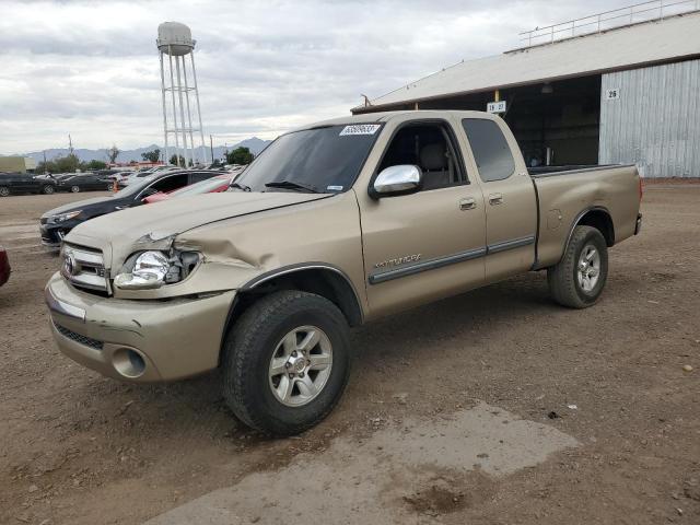 5TBRT34146S477001 - 2006 TOYOTA TUNDRA ACCESS CAB SR5 GOLD photo 1