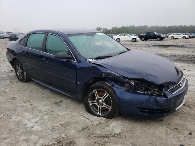 2G1WT57K391139880 - 2009 CHEVROLET IMPALA 1LT BLUE photo 4