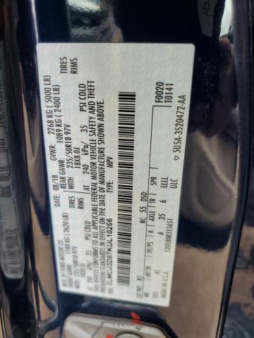 5LMCJ3D97KUL10266 - 2019 LINCOLN MKC RESERVE BLUE photo 13