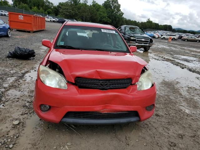 2T1KR32E75C331373 - 2005 TOYOTA COROLLA MA XR RED photo 5