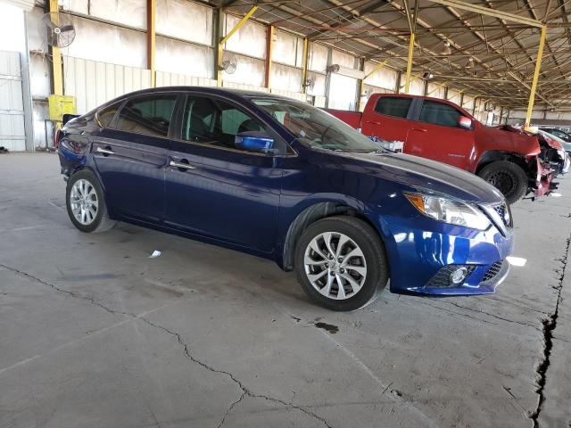 3N1AB7AP9JY346545 - 2018 NISSAN SENTRA S BLUE photo 4