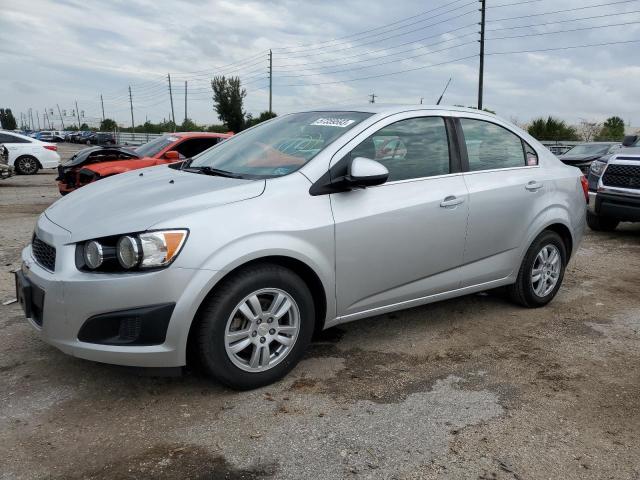 1G1JC5SH3E4200438 - 2014 CHEVROLET SONIC LT GRAY photo 1