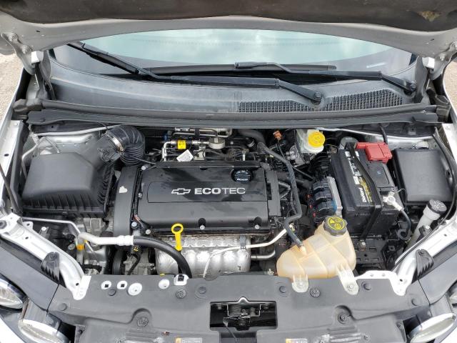 1G1JC5SH3E4200438 - 2014 CHEVROLET SONIC LT GRAY photo 11