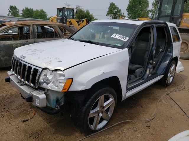 1J8HR78337C502728 - 2007 JEEP GRAND CHER SRT-8 WHITE photo 1