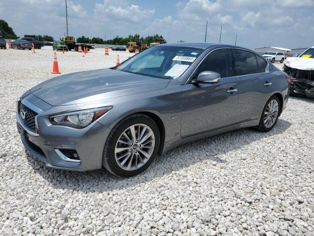 JN1EV7AP2KM517875 - 2019 INFINITI Q50 LUXE SILVER photo 1