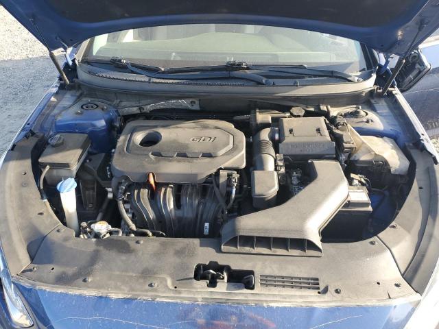5NPE24AF2KH749849 - 2019 HYUNDAI SONATA SE 蓝色 照片 11