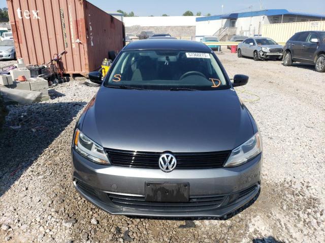 3VW2K7AJ5DM432294 - 2013 VOLKSWAGEN JETTA BASE 灰色 照片 5
