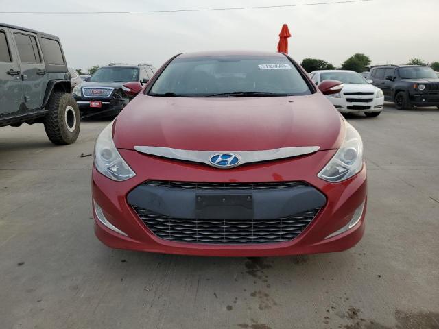 KMHEC4A44BA018614 - 2011 HYUNDAI SONATA HYBRID RED photo 5