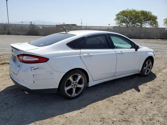 3FA6P0HR0DR202051 - 2013 FORD FUSION SE WHITE photo 3