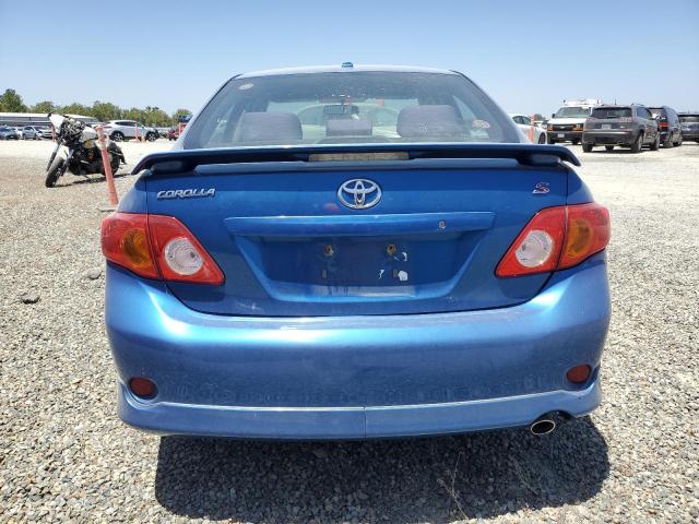 1NXBU4EE3AZ265283 - 2010 TOYOTA COROLLA BASE BLUE photo 6