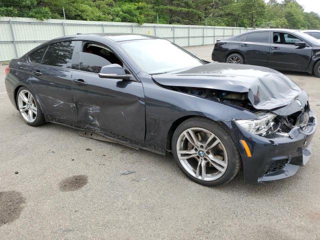 WBA4B3C57FD669983 - 2015 BMW 435 XI GRAN COUPE BLUE photo 4
