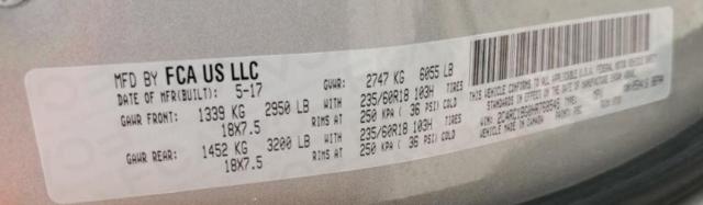 2C4RC1BG0HR768545 - 2017 CHRYSLER PACIFICA TOURING L 银色 照片 13