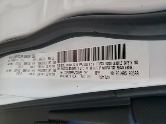 1C4PJMBB9EW128520 - 2014 JEEP CHEROKEE TRAILHAWK WHITE photo 13