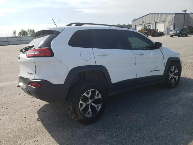1C4PJMBB9EW128520 - 2014 JEEP CHEROKEE TRAILHAWK WHITE photo 3
